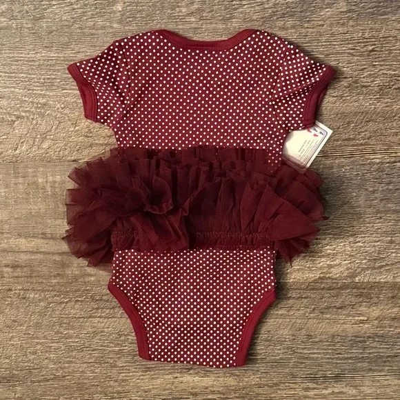 Texas A&M Baby Tutu Bodysuit NB 0-3M | Two Feet Ahead | NWT Aggies - Picture 3 of 5